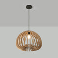 Wooden pendant light