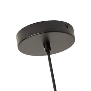 Lámpara colgante madera "HUNTEL" - Ø 30cm - E27 (14)