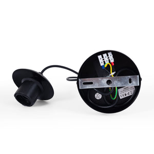 Lámpara colgante madera "HUNTEL" - Ø 30cm - E27 (2)