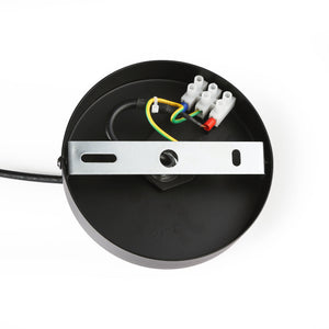 Lámpara colgante madera "BURMA" - Ø 45cm - E27 (21)