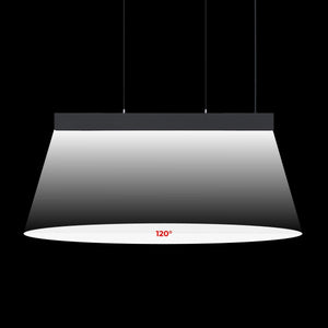 Luminaria lineal LED de suspensión / superficie 36W - Slim - 120cm - 2500lm (40)