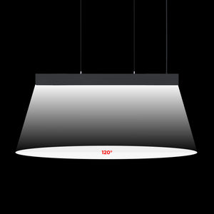 Luminaria lineal LED de suspensión / superficie 36W - Slim - 120cm - 2500lm (40)