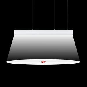 Luminaria lineal LED de suspensión / superficie 36W - Slim - 120cm - 2500lm (44)