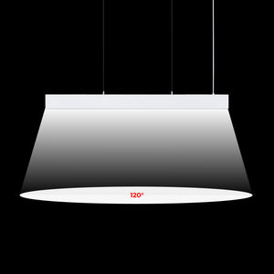 Luminaria lineal LED de suspensión / superficie 36W - Slim - 120cm - 2500lm (44)