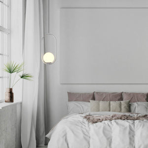 Lámpara colgante bola cristal "JOHN" - E27 - Ø 15cm (20)