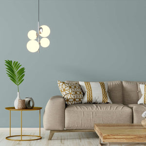 Lámpara colgante bola cristal "TANNA" - E27 - Ø 15cm - Barcelona Led-Decoración