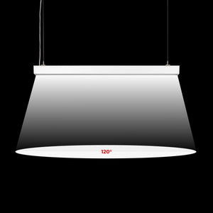 Luminaria lineal LED CCT - 40W - Suspensión / superficie - Potencia ajustable - 120cm (3)
