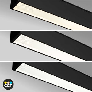 Luminaria lineal LED CCT - 60W - Suspensión / superficie - Potencia ajustable - 180cm (1)
