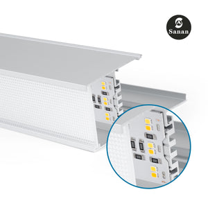 Luminaria lineal LED CCT - 40W - Suspensión / superficie - Potencia ajustable - 120cm (63)