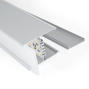 Luminaria lineal LED CCT - 40W - Suspensión / superficie - Potencia ajustable - 120cm (70)