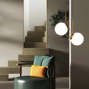 Lámpara colgante bola cristal "HERMI 280" - E27 - Ø 28cm - Barcelona Led-Decoración