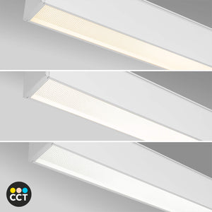 Luminaria lineal LED CCT - 40W - Suspensión / superficie - Potencia ajustable - 120cm (1)