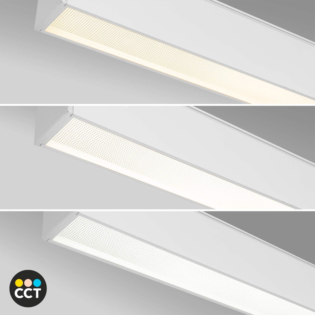 Luminaria lineal LED CCT - 40W - Suspensión / superficie - Potencia ajustable - 120cm - Barcelona Led-