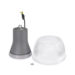 Campana LED comercial CCT - (25W / 40W / 60W / 80W) - Difusor policarbonato - UGR19 - Driver Lifud - Barcelona Led-
