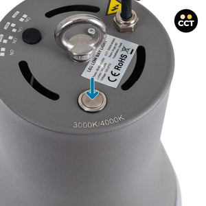 Campana LED comercial CCT - (25W / 40W / 60W / 80W) - Difusor policarbonato - UGR19 - Driver Lifud - Barcelona Led-