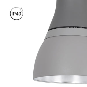 Campana LED comercial CCT - (25W / 40W /60W / 80W) - Difusor aluminio - UGR19 - Driver Lifud 0-10V (10)