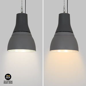 Campana LED comercial CCT - (25W / 40W /60W / 80W) - Difusor aluminio - UGR19 - Driver Lifud 0-10V - Barcelona Led-