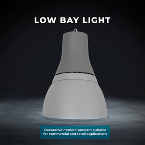 Campana LED comercial CCT - (25W / 40W /60W / 80W) - Difusor aluminio - UGR19 - Driver Lifud 0-10V - Barcelona Led-