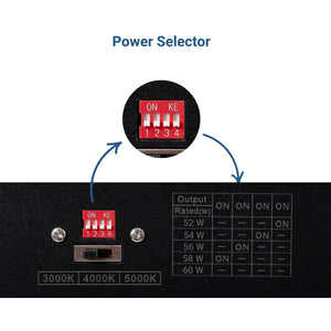 Luminaria lineal LED CCT - 60W - Suspensión / superficie - Potencia ajustable - 180cm (51)