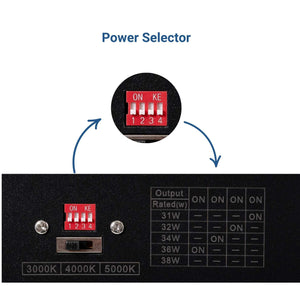 Luminaria lineal LED CCT - 40W - Suspensión / superficie - Potencia ajustable - 120cm (87)