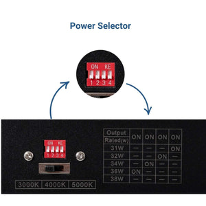 Luminaria lineal LED CCT - 40W - Suspensión / superficie - Potencia ajustable - 120cm (87)