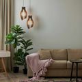 Wooden pendant light