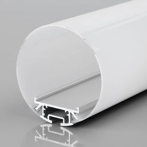 Perfil tira LED cilíndrico de suspensión - ø 60mm - Con difusor - 2 metros