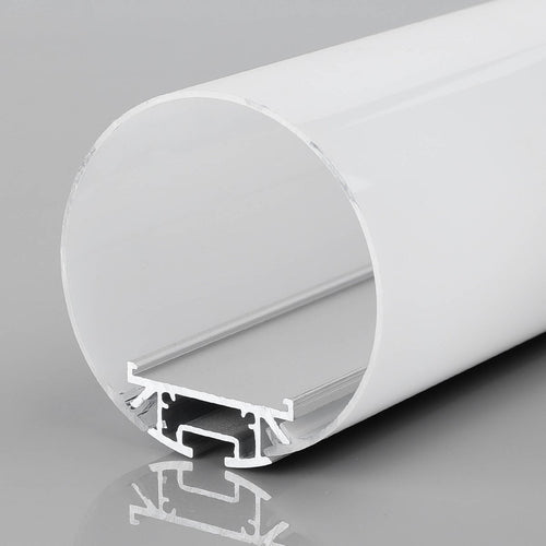 Perfil tira LED cilíndrico de suspensión - ø 60mm - Con difusor - 2 metros