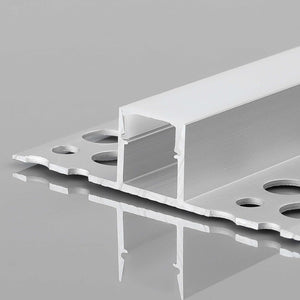 Perfil tira LED integración / trimless - 11x20mm - Con difusor - 2 metros