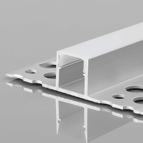 Profilo a scomparsa / trimless per striscia LED - 11x20mm - Con diffusore - 2 metri