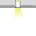 Profil für LED-Streifen - Einbau / Trimless - 8x7mm - Mit Diffusor - 2 Meter 2