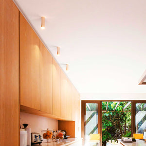 Aplique de techo aluminio "Sandy 20" - 20cm - GU10 (6)