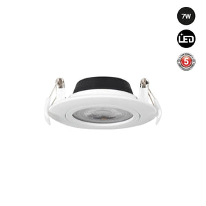 Downlight LED exterior - 7W - CCT - 630lm - Corte Ø 70mm - IP54 - Barcelona Led-