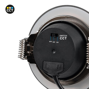 Downlight LED exterior - 7W - CCT - 630lm - Corte Ø 70mm - IP54 - Barcelona Led-