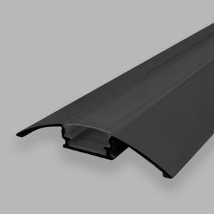 Perfil tira LED de suelo medialuna - Superficie - 9x52mm - Con difusor - 2 metros (3)