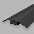 Profilo striscia LED da pavimento a mezzaluna - Superficie - 9x52mm - Con diffusore - 2 metri 4