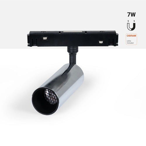 Reflektor magnetyczny LED na szynę 48V - 7W - Chip OSRAM - 2700K - Kolory