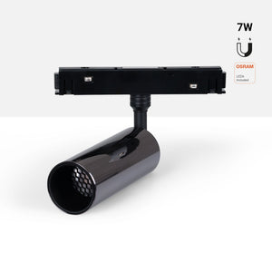 Foco LED para carril magnético 48V - 7W - Chip OSRAM - 2700K - Colores (34)
