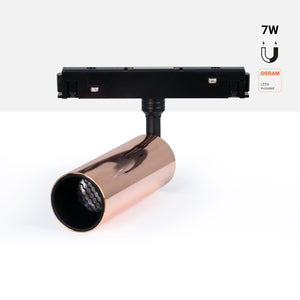 Foco LED para carril magnético 48V - 7W - Chip OSRAM - 2700K - Colores (35)