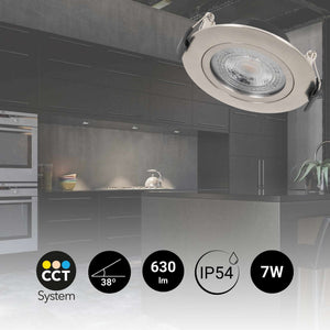 Downlight LED exterior - 7W - CCT - 630lm - Corte Ø 70mm - IP54 (14)