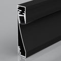LED strip profile for baseboard - 60x16mm - With diffuser - 2 meters 3
