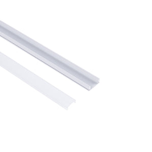 Perfil tira LED superficie - 17x8mm - Kit completo - 2 metros (15)