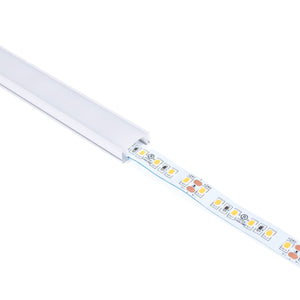 Perfil tira LED superficie - 17x8mm - Kit completo - 2 metros (20)