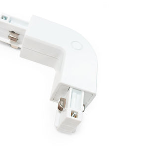 Unión rígida en L para carril trifásico superficie - 90º - DERECHA (2)