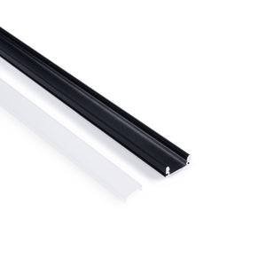 Perfil tira LED superficie - 17x8mm - Kit completo - 2 metros (35)