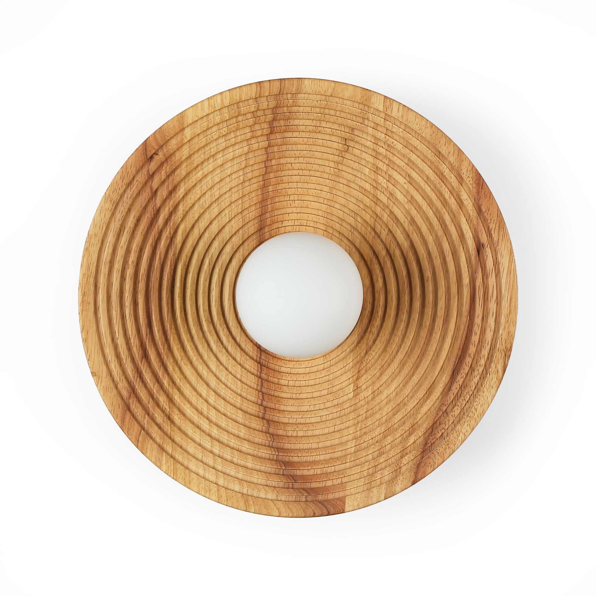 Aplique de diseño en madera "RIANNE" - G9 - Ø28cm