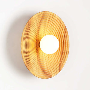 Aplique de diseño en madera "RIANNE" - G9 - Ø28cm (9)