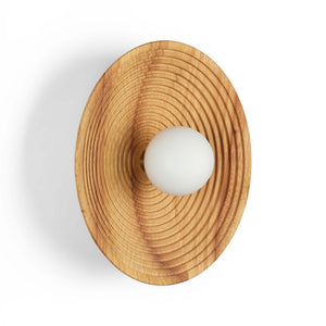 Aplique de diseño en madera "RIANNE" - G9 - Ø28cm (10)
