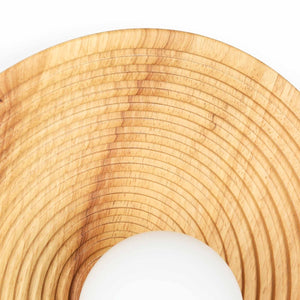Aplique de diseño en madera "RIANNE" - G9 - Ø28cm (13)