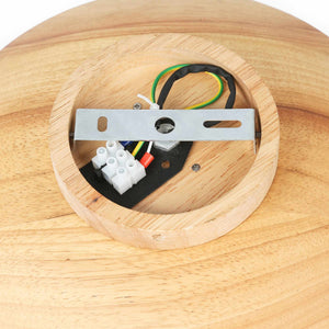 Aplique de diseño en madera "RIANNE" - G9 - Ø28cm (17)